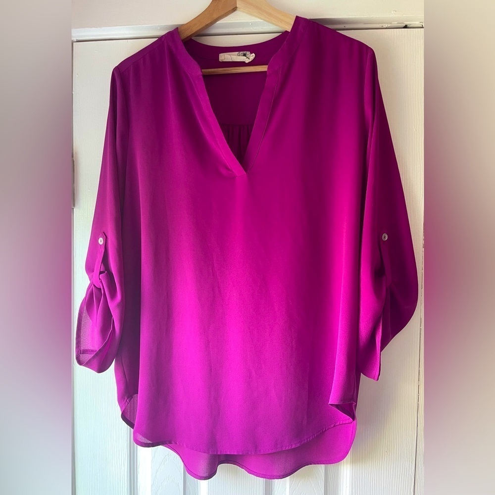 Everleigh Women’s‎ Purple Blouse Size Medium EUC